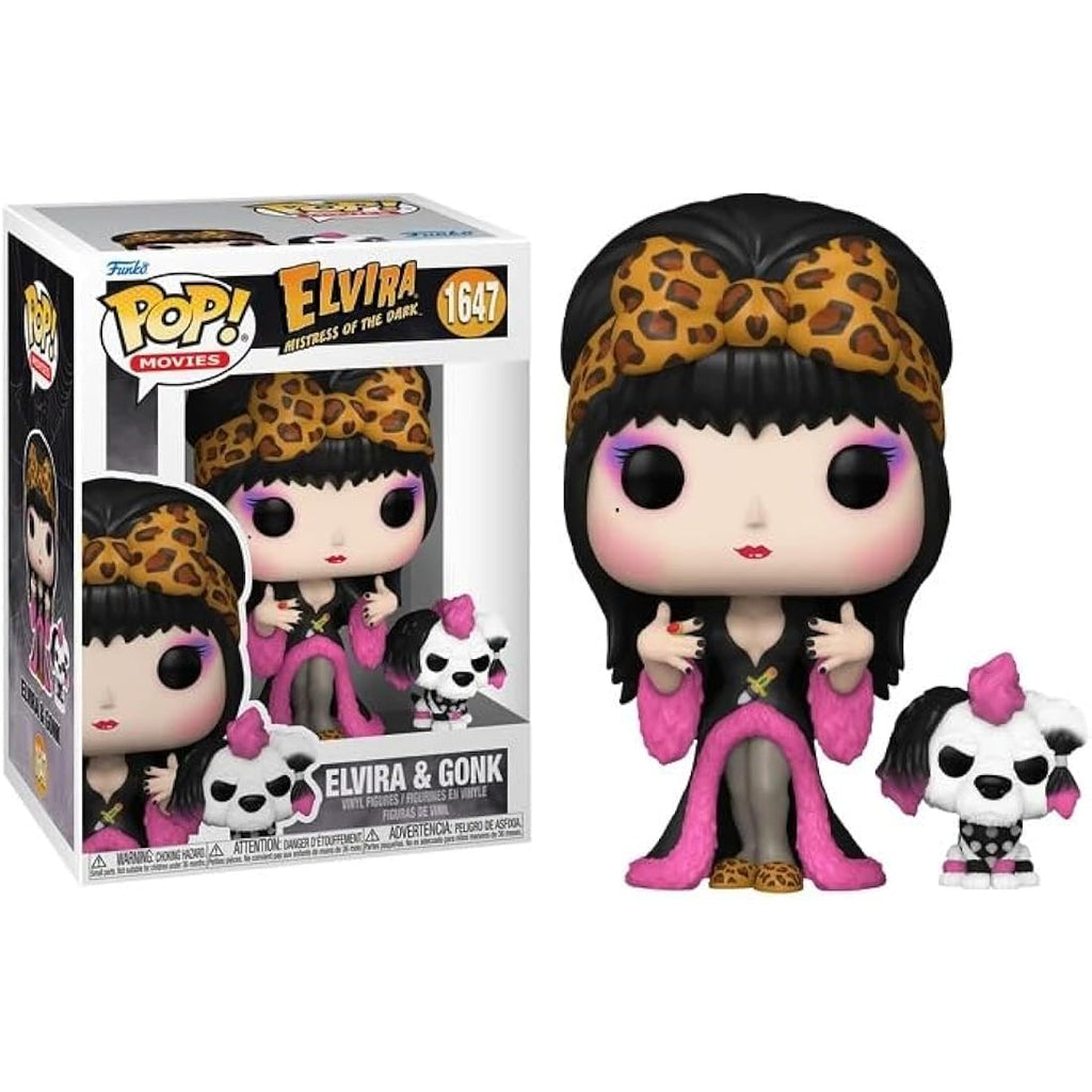 Funko Pop! Horror: Elvira & Gonk Vinyl Figure with Protector Case