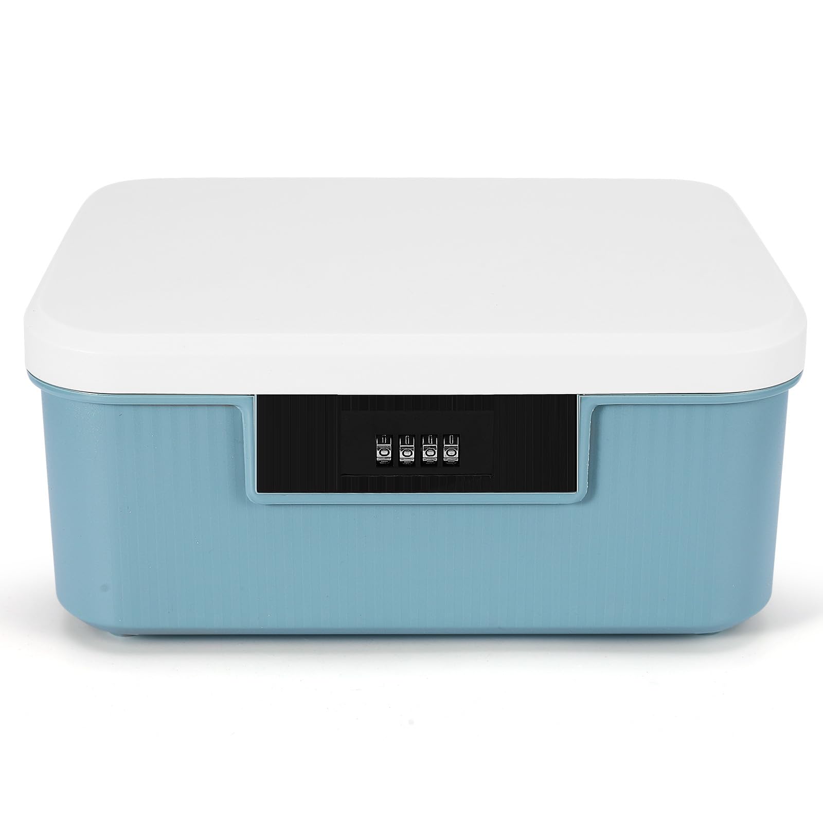 DEECOZY Lockable Medicine Box with 4-Digit Combination Lock - 9L Blue