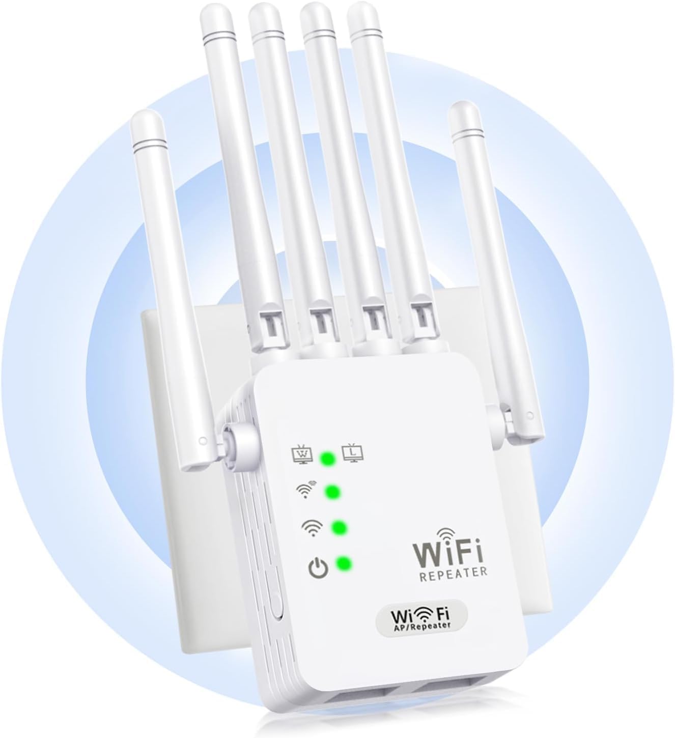WiFi Extender Booster | 10000 Sq.ft Range | 6 Antennas