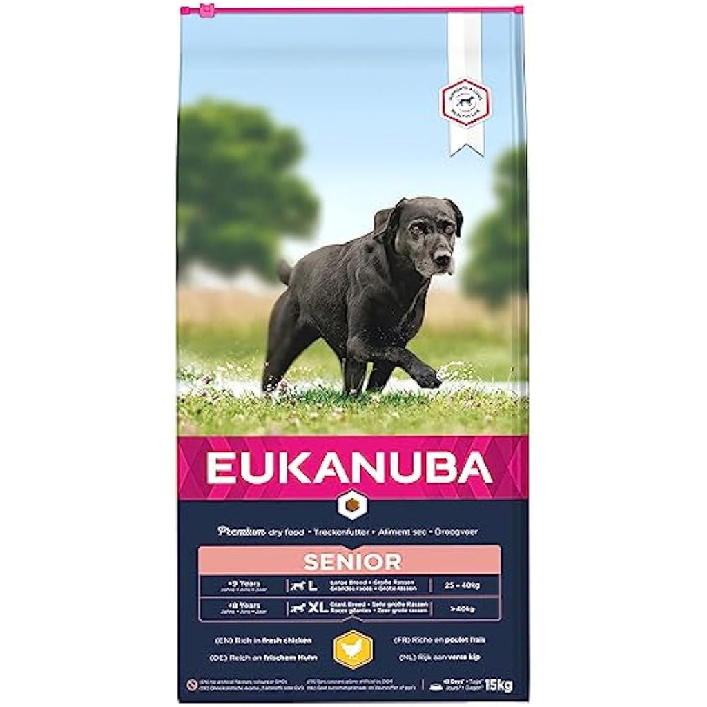 Eukanuba Senior Large Breed Dry Dog Food - Fresh Chicken 15kg
