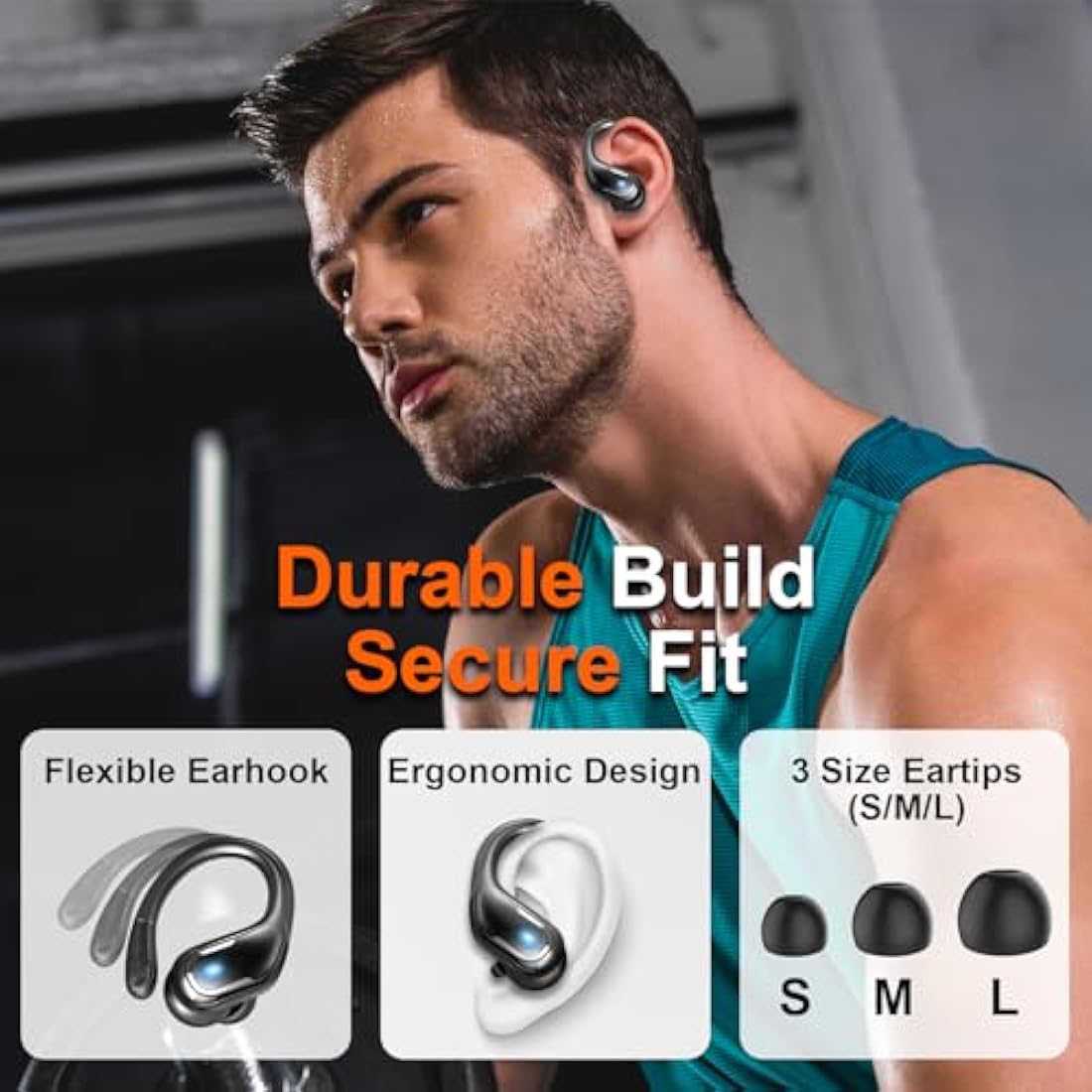 Ltinist Wireless Earbuds – Bluetooth 5.3 Sports Headphones with 75H Playtime