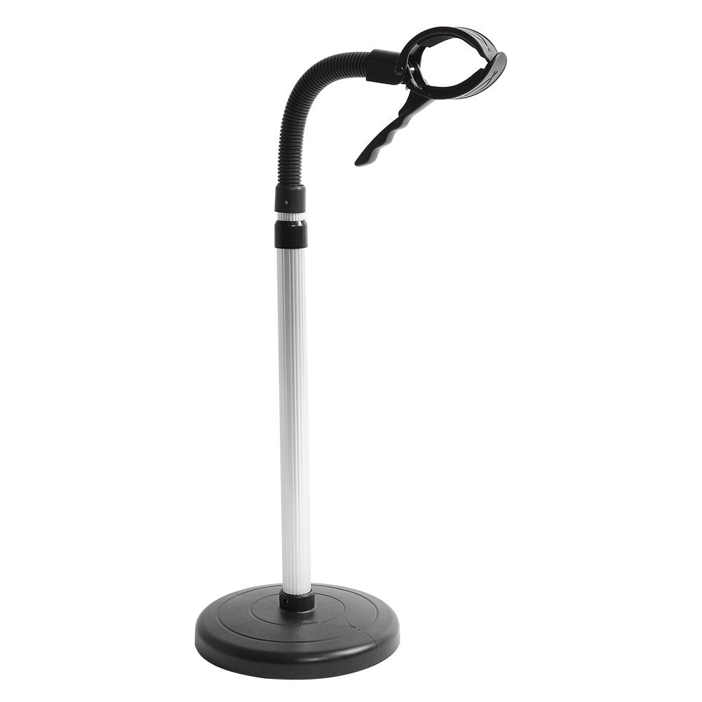 EBTOOLS Hands Free Hair Dryer Stand – Adjustable Stainless Steel Holder