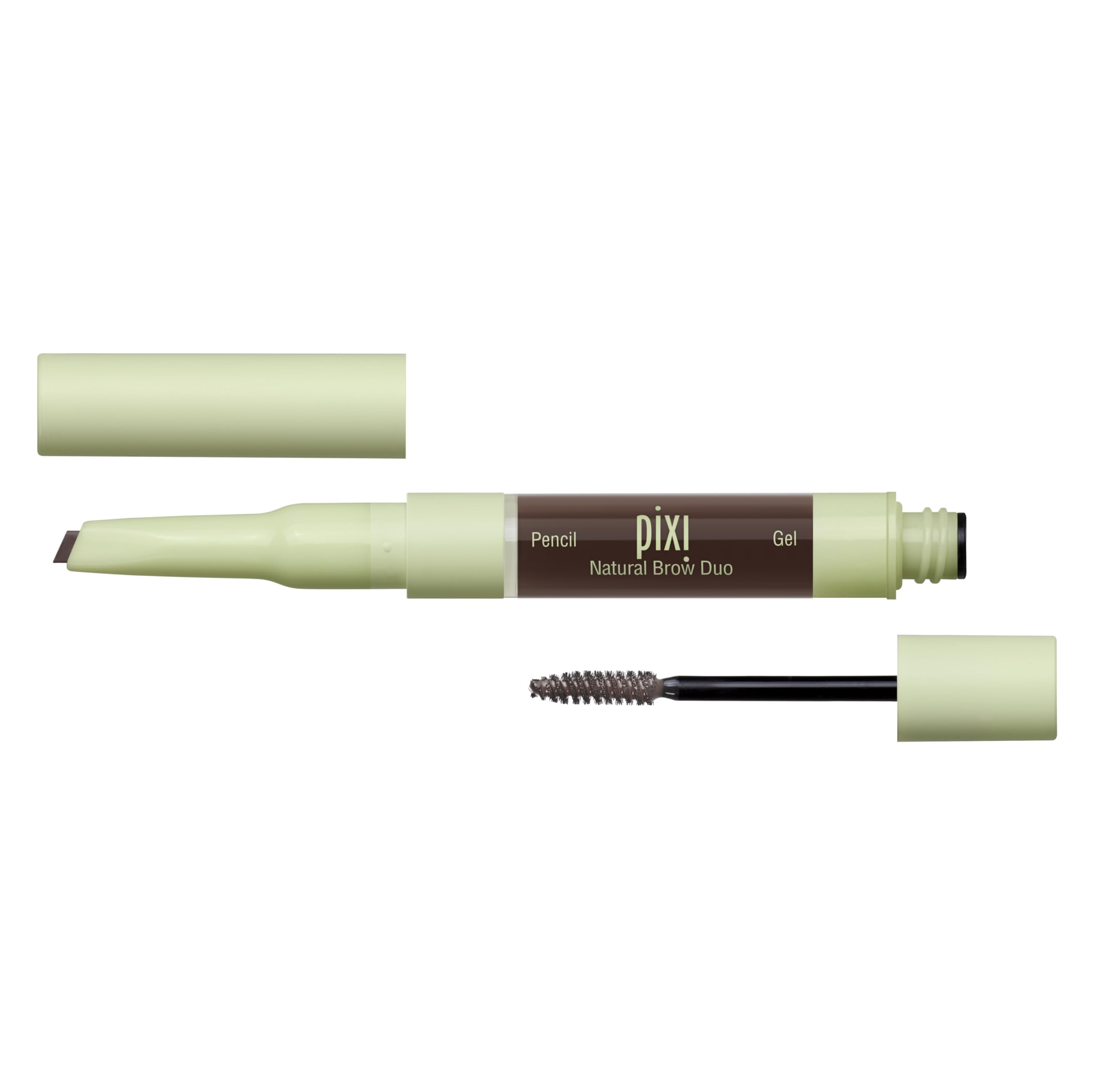 Pixi Natural Brow Duo – Deep Brunette Waterproof Pencil & Tinted Gel