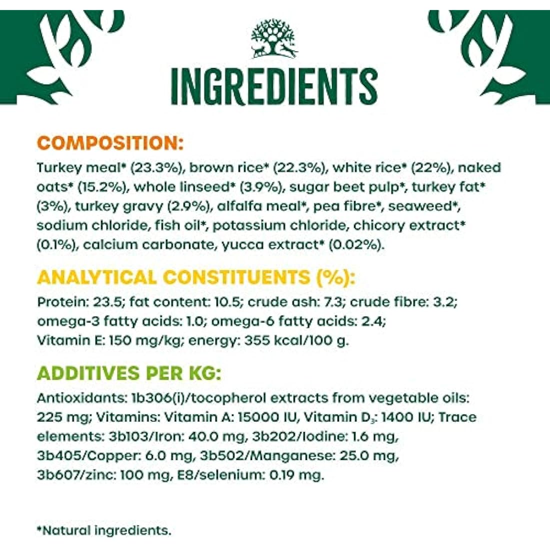James Wellbeloved Hypoallergenic Adult Dry Dog Food - Turkey & Rice - 15kg