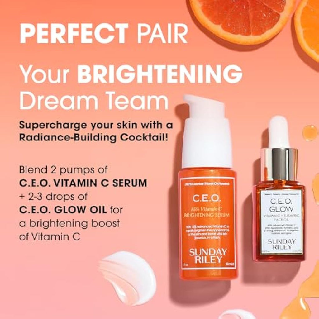 Sunday Riley C.E.O. Vitamin C Brightening Serum – Anti-Aging (30ml)