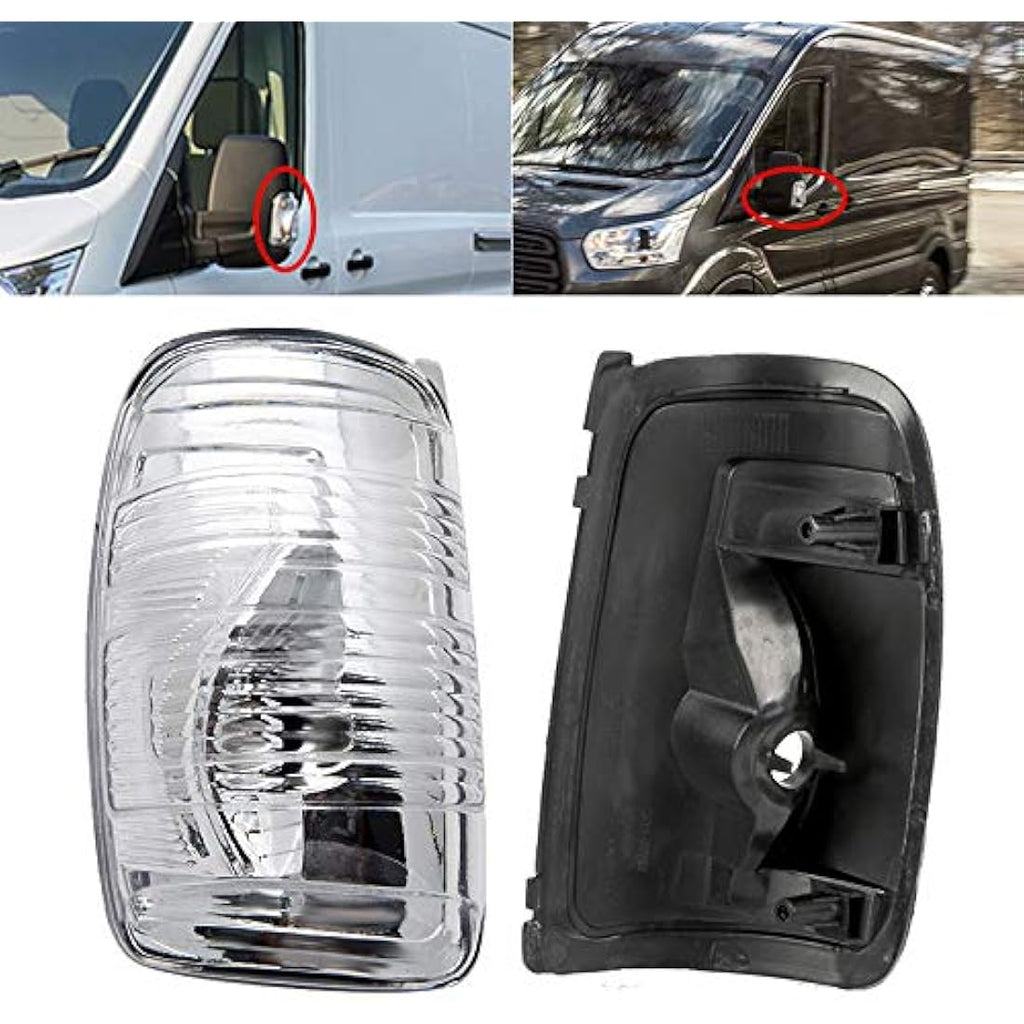Ford Transit MK8 Left Wing Mirror Indicator Lens Cover 2014+ | 1847387