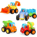 Friction Powered Push and Go Toy Cars for Toddlers, 3-Pack