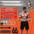 Jolof Store Resistance Bands Set with 75cm Detachable Exercise Bar