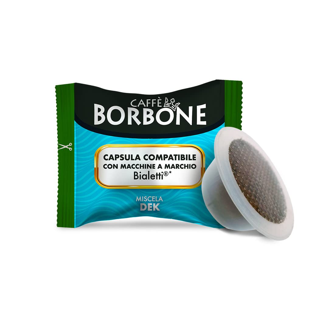 Caffè Borbone Dek Decaf Coffee - 50 Capsules for Bialetti Machines