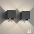 Klighten Outdoor Wall Light with Motion Sensor | IP54 Waterproof - 2 Pack