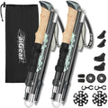 aiGear Aluminum Trekking Poles | Collapsible Ultralight Hiking Poles
