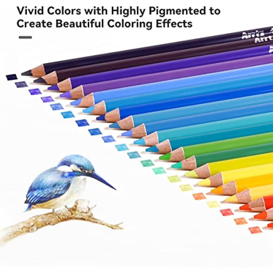 Arrtx 126 Coloured Pencils Set – Professional Soft Core Artist Pencils