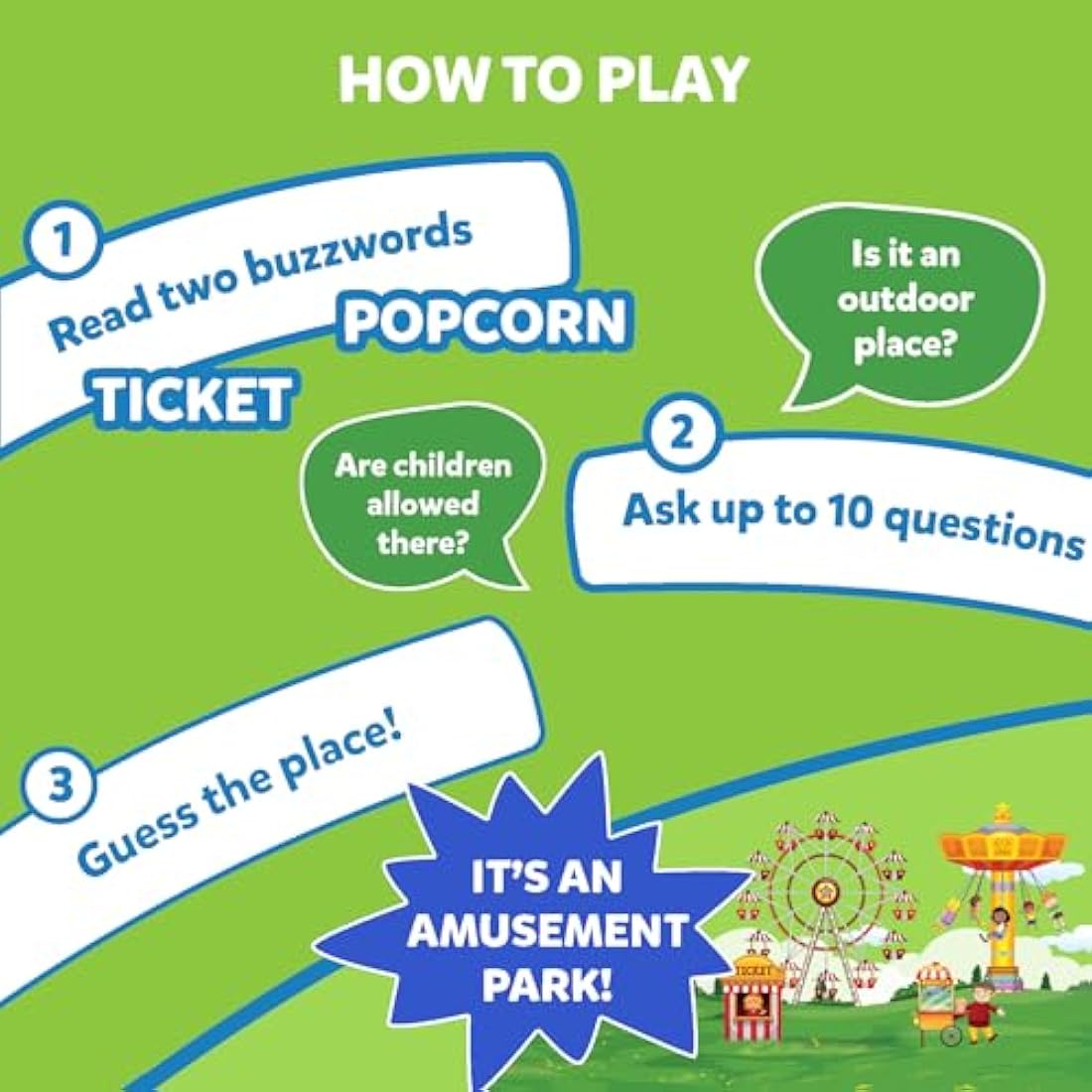 Skillmatics Guess in 10 Around Town | Educational Strategy Card Game