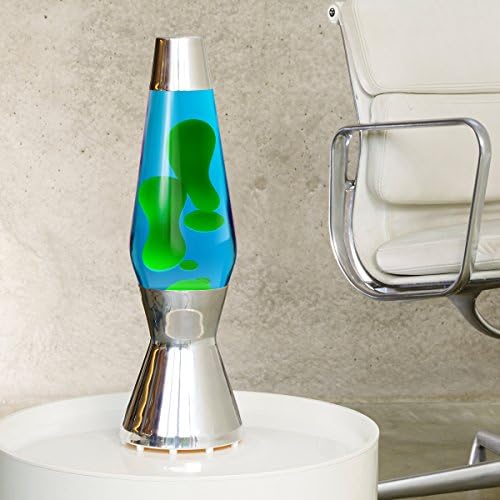 Mathmos Astro Original Lava Lamp – Blue/Green Polished Aluminium
