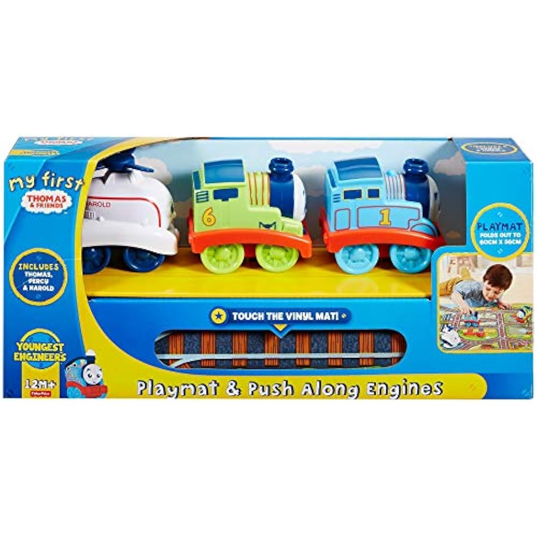 Thomas & Friends My First Playmat and Push Along Toy Train Set
