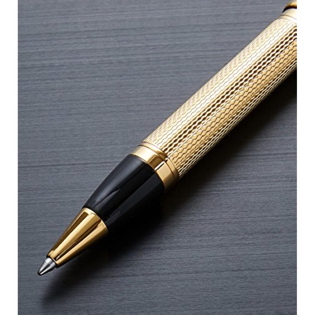 Xezo Tribune 18K Gold Plated Ballpoint Pen | Limited Edition Brass