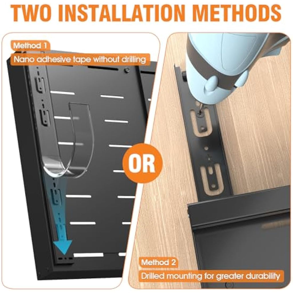 Ronlap Expandable Pull Out Cabinet Organizer – No-Drill Sliding Drawer
