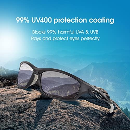 Duduma Polarized Sports Sunglasses – TR90 UV Protection for Men & Women