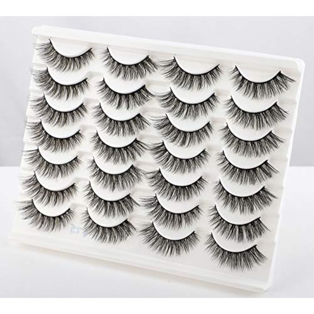 Newcally 3D Faux Mink Lashes – Natural Cat Eye Look, 14 Pairs