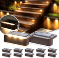 Solpex Solar Deck Lights - 12 Pack Waterproof LED Fence Stair Lights