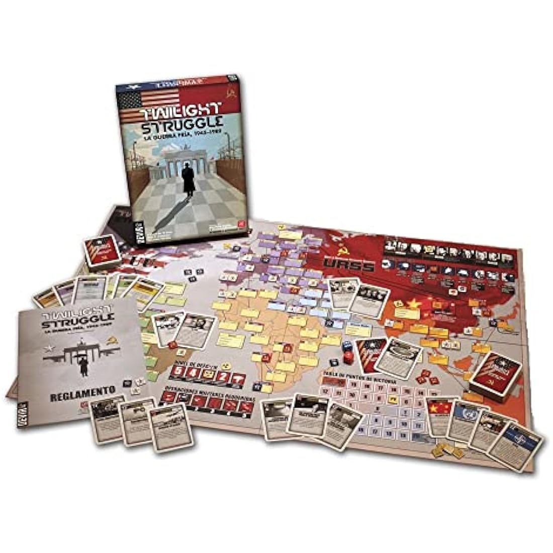 Twilight Struggle: Devir Strategic Board Game - Two-Player Strategy
