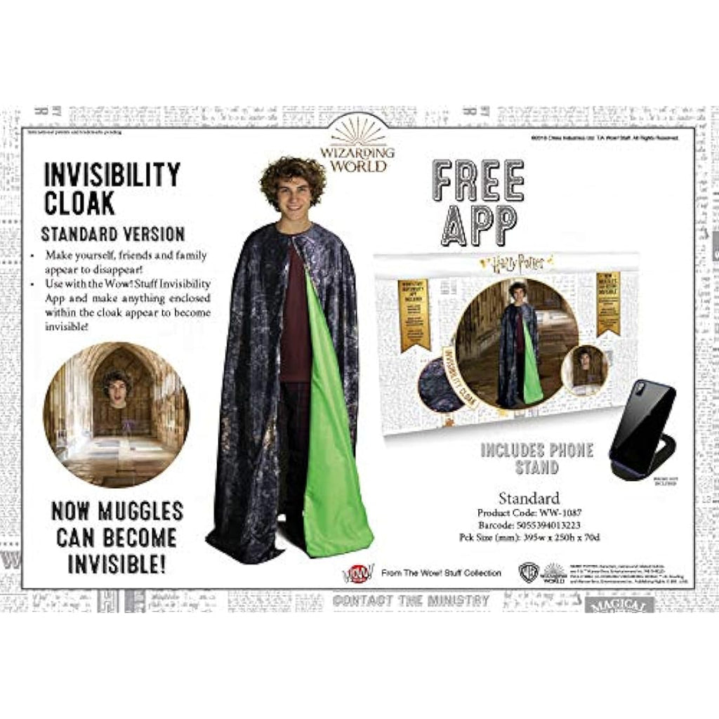 Harry Potter Invisibility Cloak – Green Screen Cosplay Costume Toy