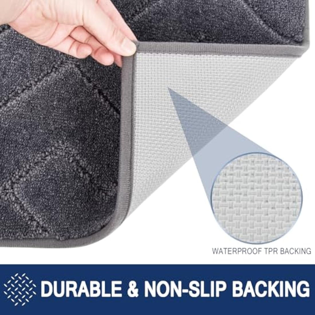 FCSDETAIL Indoor Dirt Trapper Door Mat - Non-Slip Washable Runner Rug