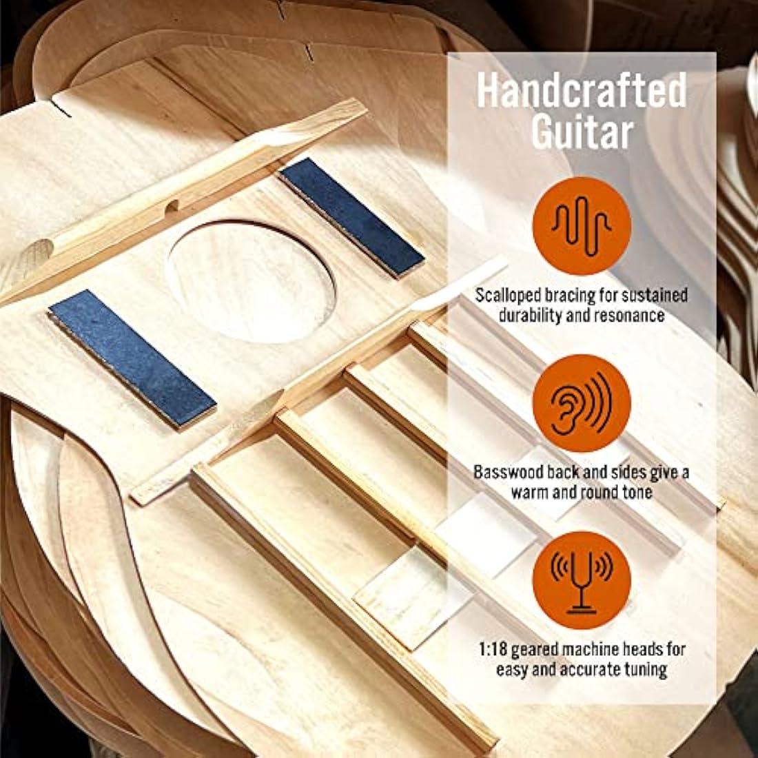 3rd Avenue 3/4 Kids Classical Guitar Bundle | Nylon String - Red