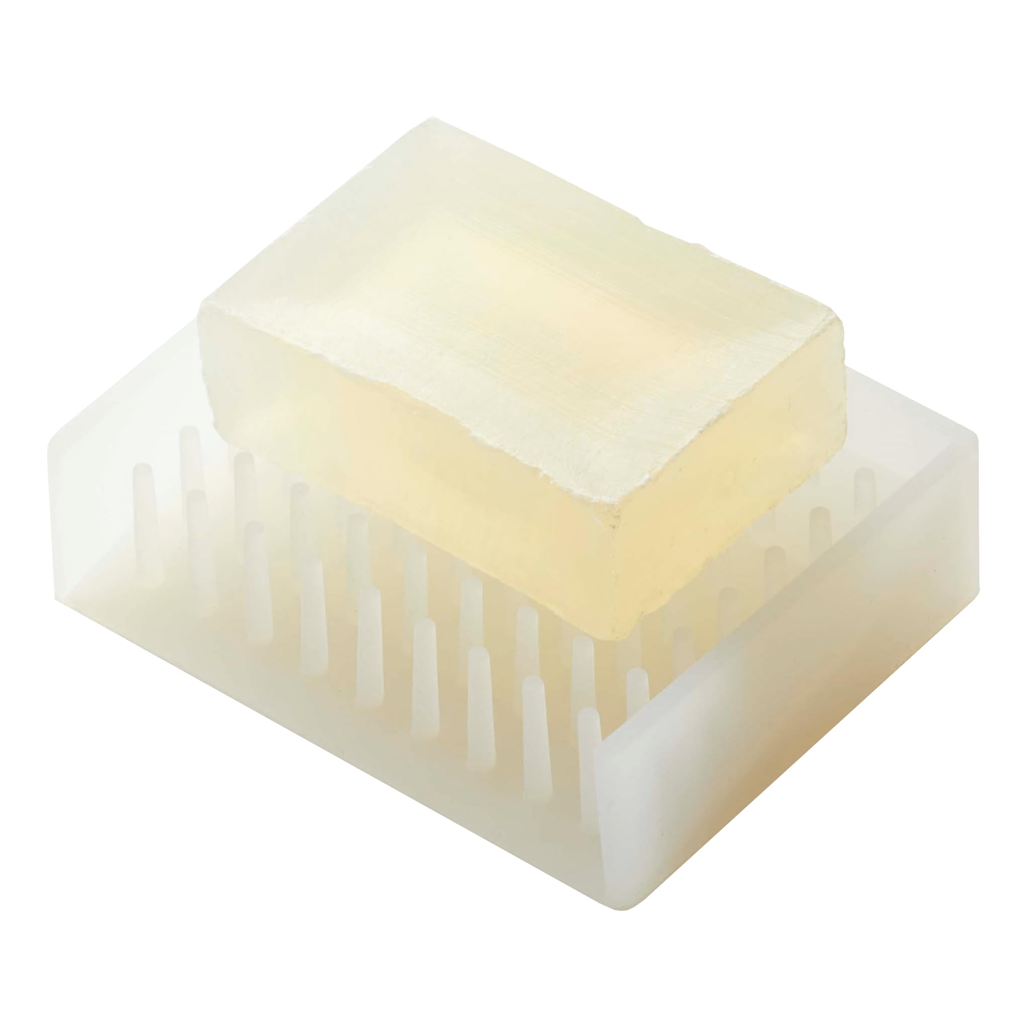 Yamazaki FLOAT Silicone Soap Tray – Minimalist White Bathroom Holder