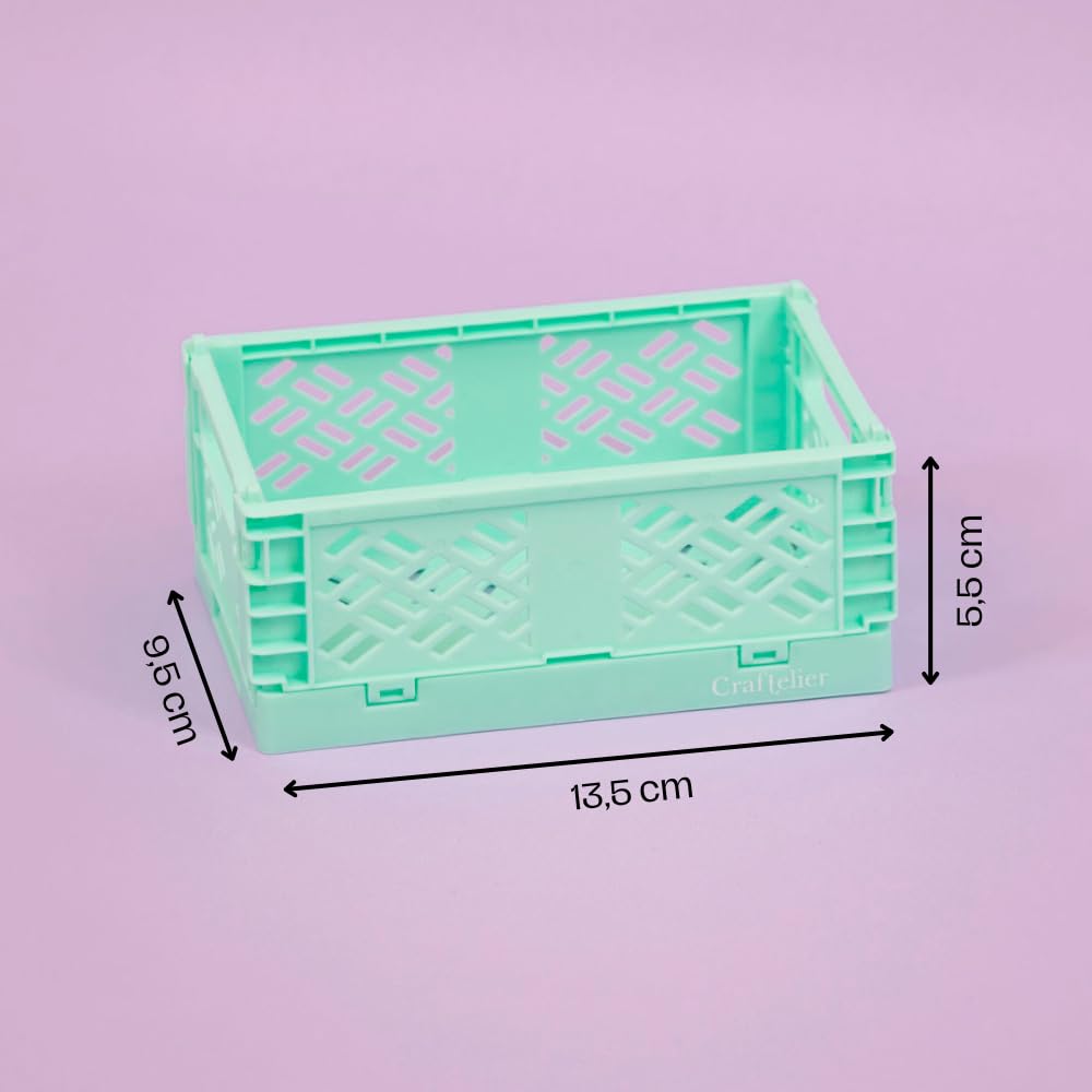 Craftelier - Box for Organization and Storage of Craft Materials | Foldable and Stackable Design | Small Size - image 2