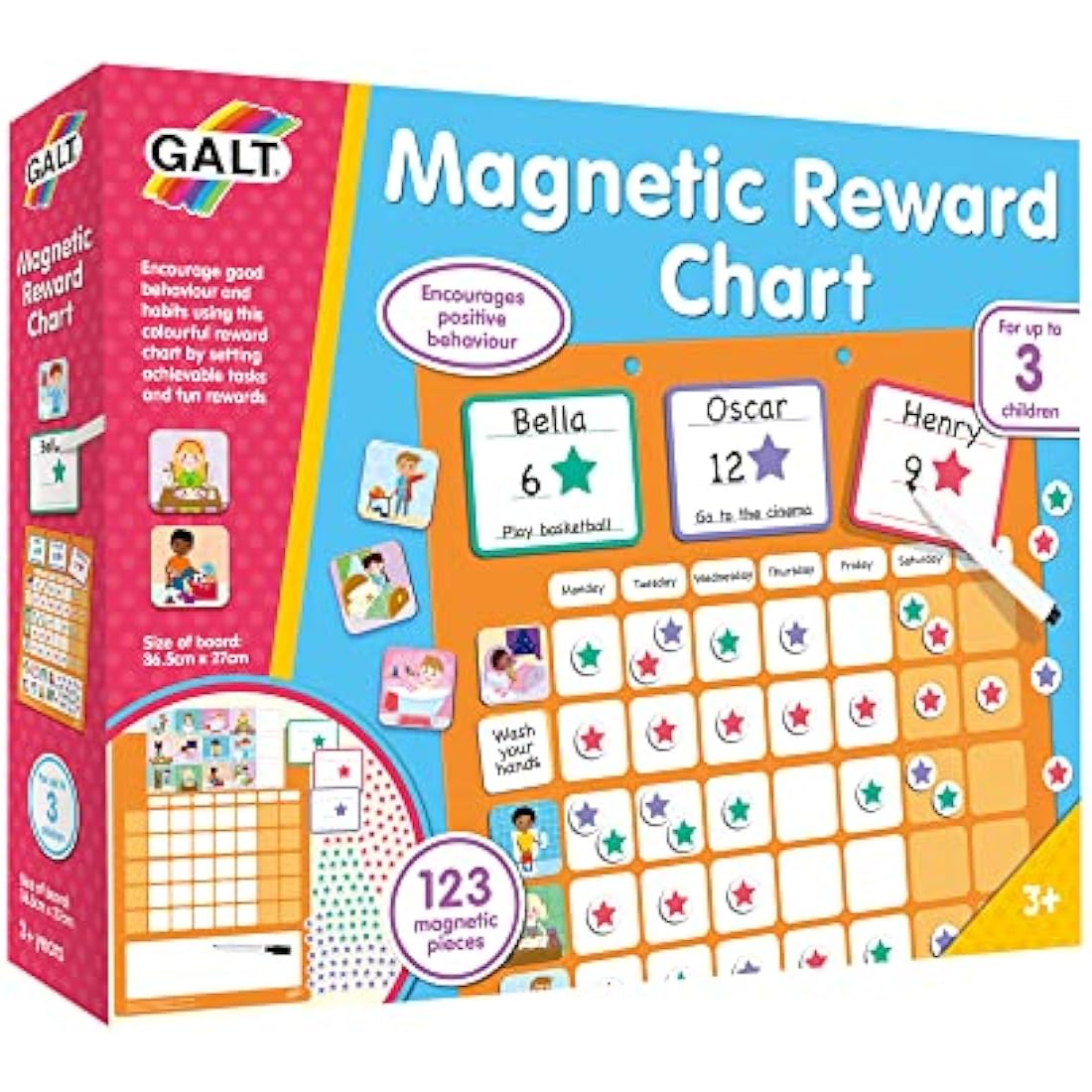 Galt Magnetic Reward Chart – Educational Behavior Tracker for Ages 3+