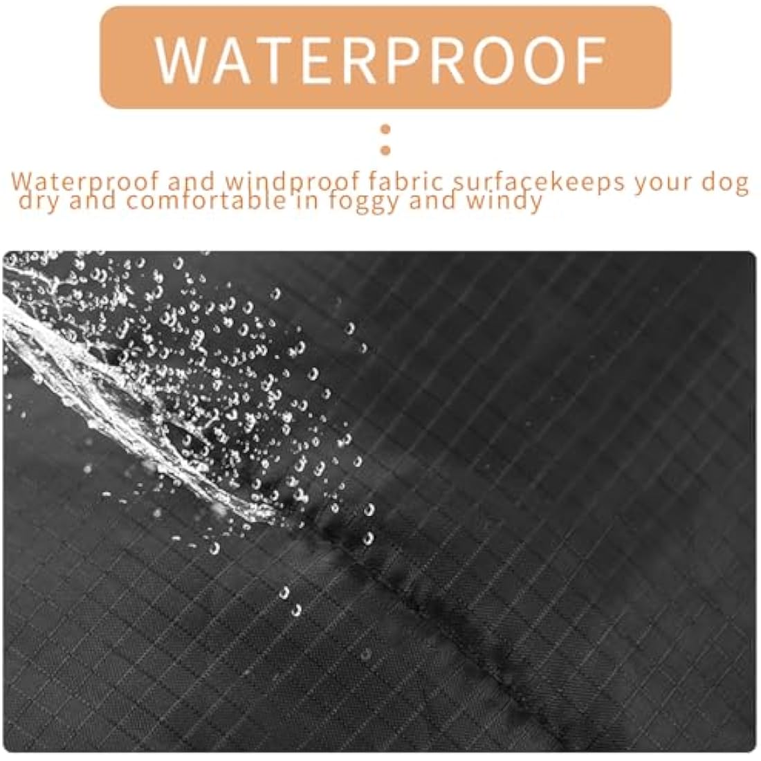 Jolof Store Waterproof Dog Coat with D-Ring – Warm Winter Puppy Jacket