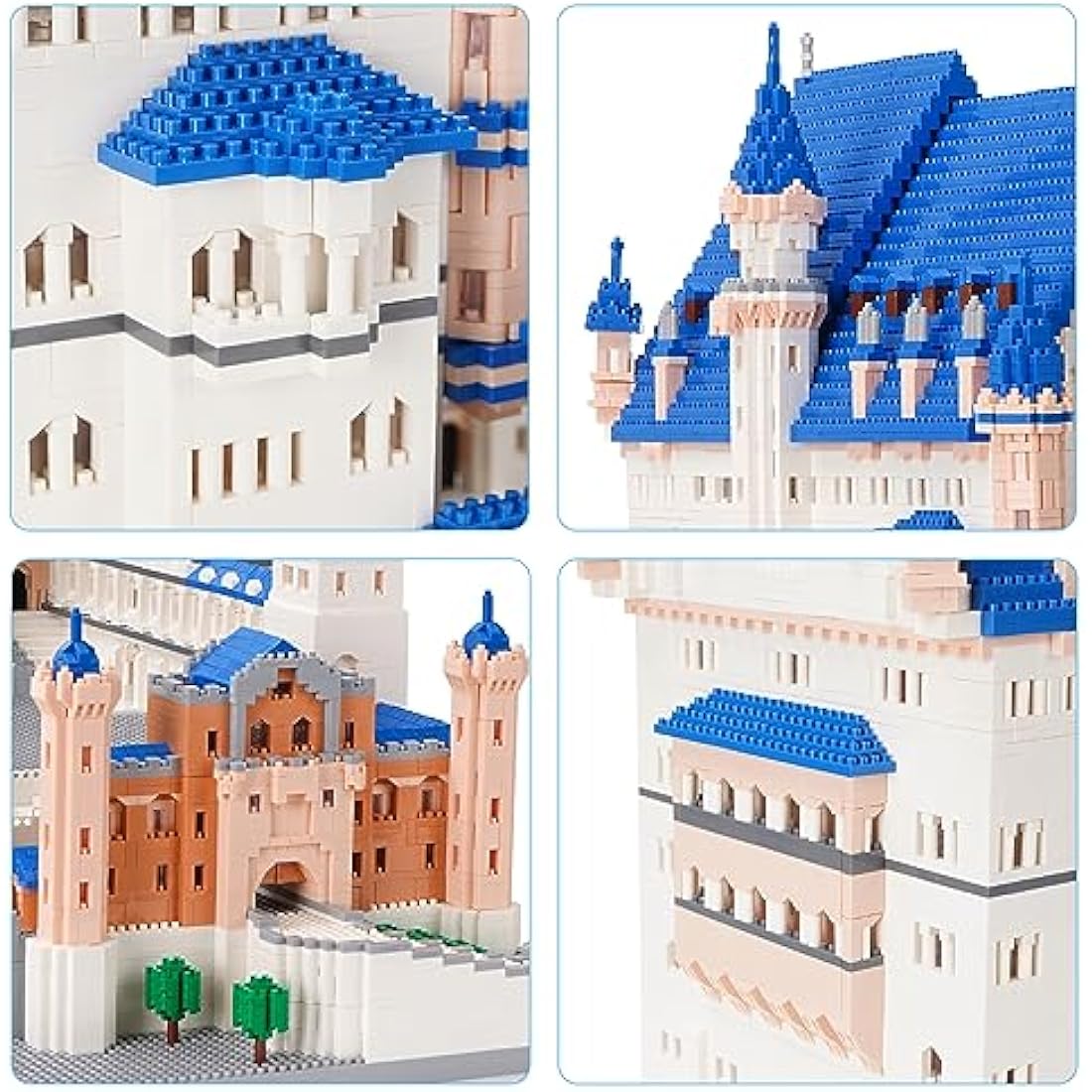 LULUFUN Neuschwanstein Castle Mini Building Block Kit | 11810 Pieces