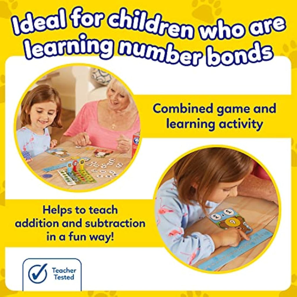 Orchard Toys Number Bears: Addition & Subtraction Math Board Game