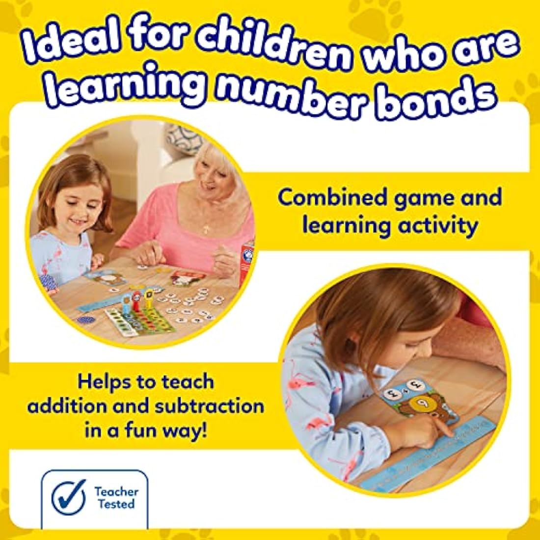 Orchard Toys Number Bears: Addition & Subtraction Math Board Game