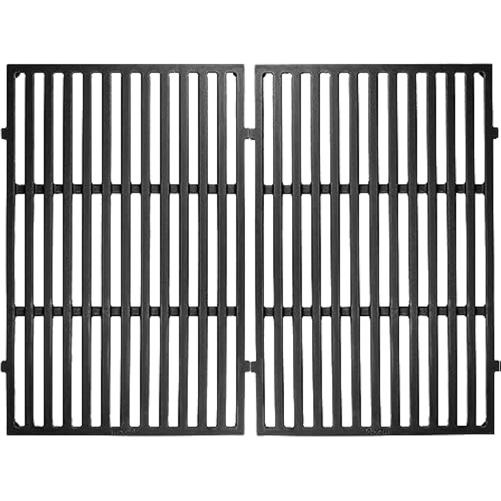 GFTIME Cast Iron Grill Grates for Weber Spirit 300 Series, 44.5 x 30.3cm