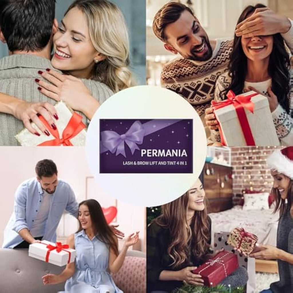 PERMANIA 4-in-1 Lash Lift and Tint Kit | Eyelash Perm & Brow Lamination