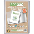 A2 Display Book – 20 Pocket Recycled Art Portfolio Folder