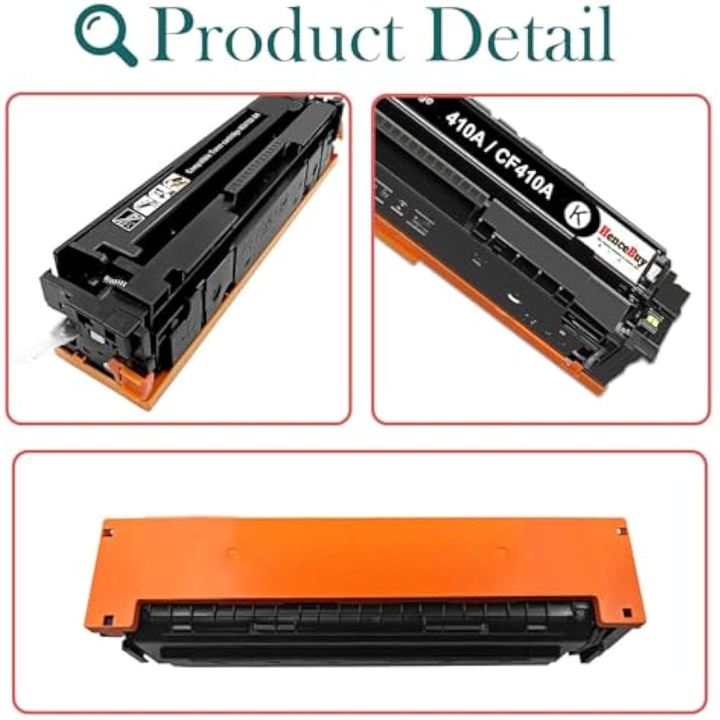 HenceBuy 410A Toner Cartridges for HP Color LaserJet Pro M477 M452 | 4-Pack