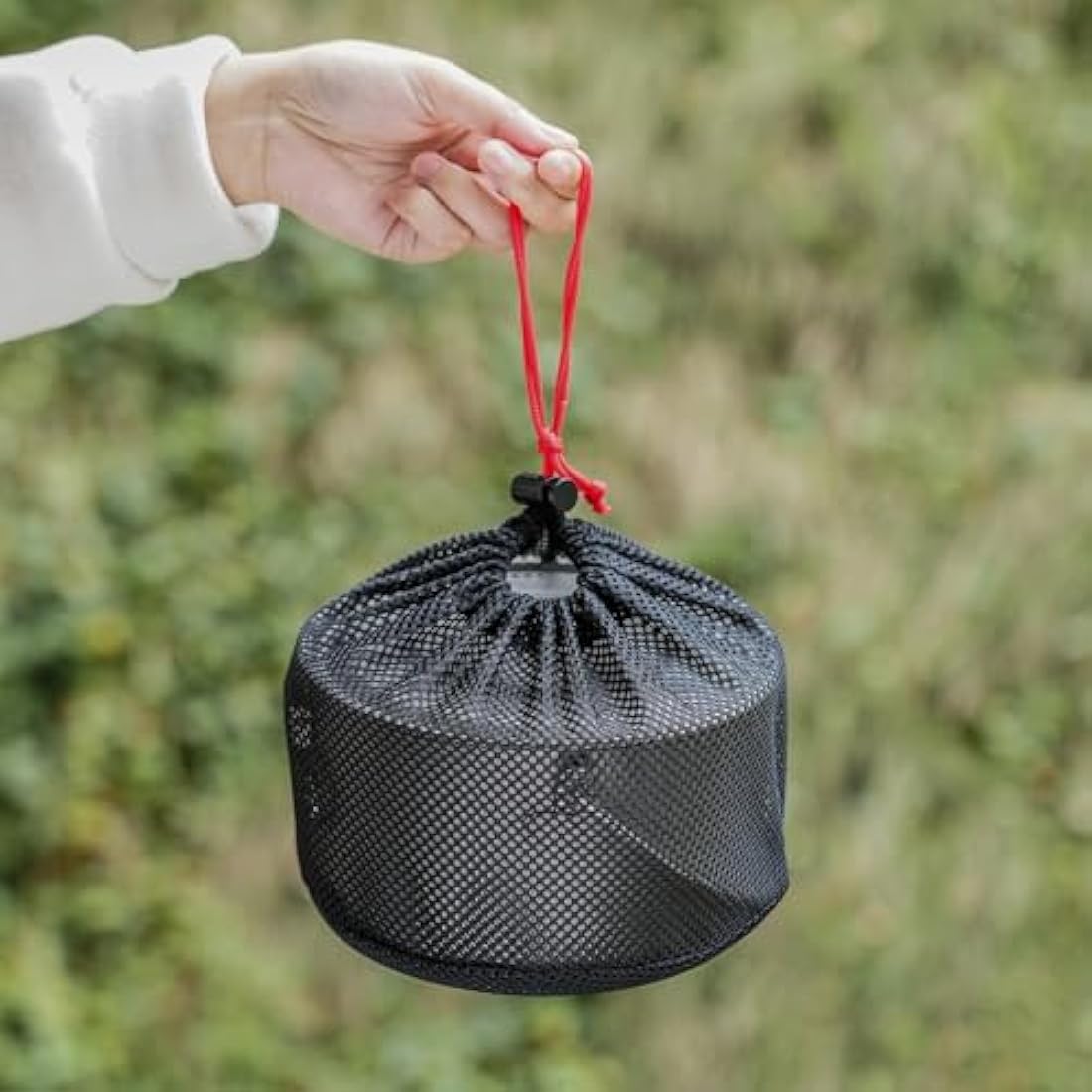 Boundless Voyage 2900ml Titanium Camping Pot with Folding Handle