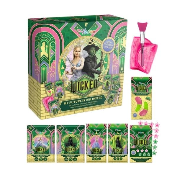 7th Heaven Wicked Skincare Gift Set – Face Masks & Pimple Patches (31pc)