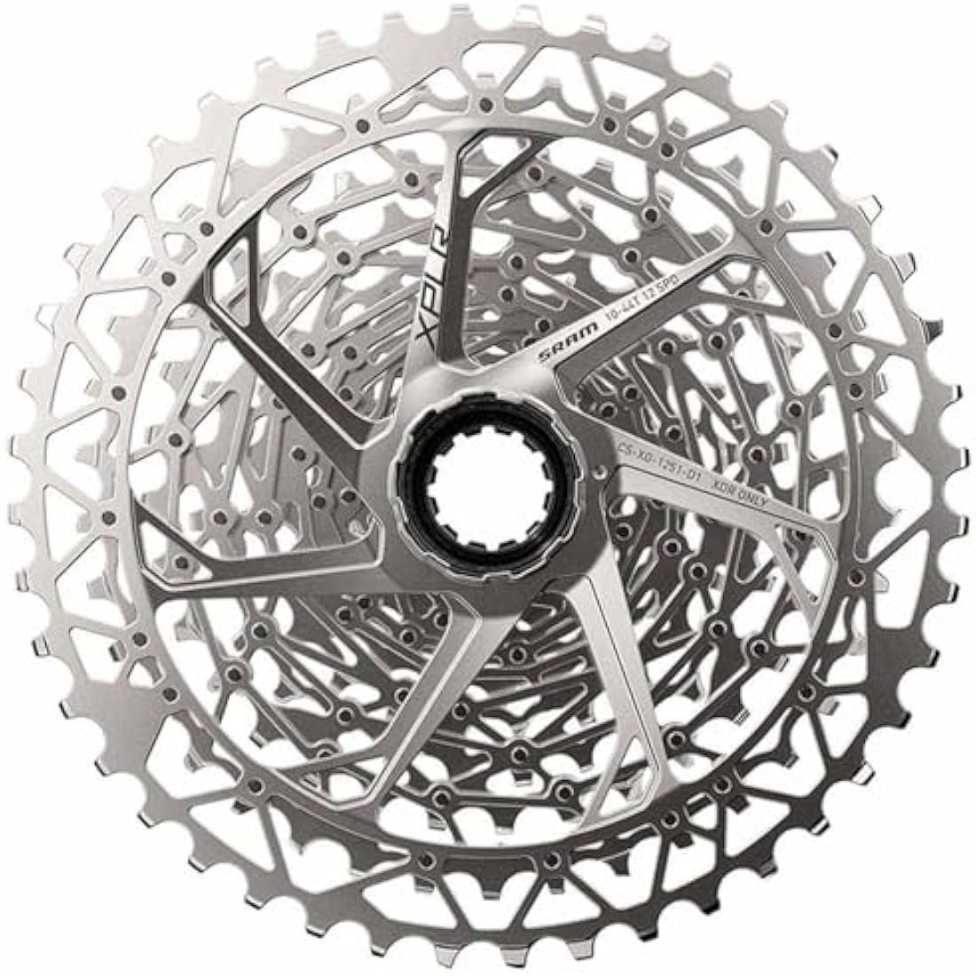 Sram XG-1251 Kassette – 12-Speed Nickel Chrome für XDR Driver Body