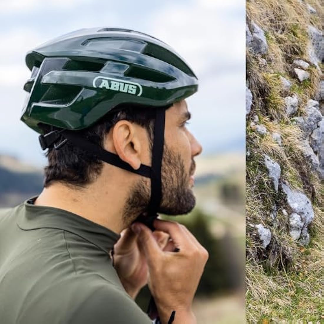 ABUS PowerDome ACE Road Bike Helmet – Lightweight with Race Cap