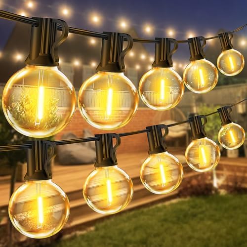 Vanranger 150ft G40 Festoon Outdoor Lights | Shatterproof LED Garden String