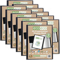 Eco-eco A5 Recycled 10 Pocket Presentation Display Book Folder - 12 Pack