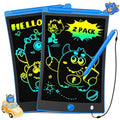 TEKFUN 8.5" LCD Writing Tablet 2-Pack | Colorful Drawing Board for Kids