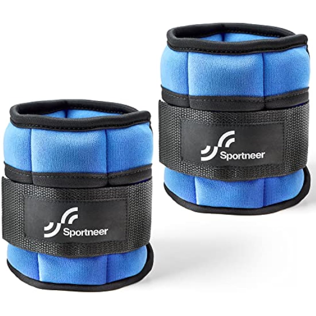 Sportneer Adjustable Ankle Weights Set | Neoprene Wrist Straps 0.9-4.5kg