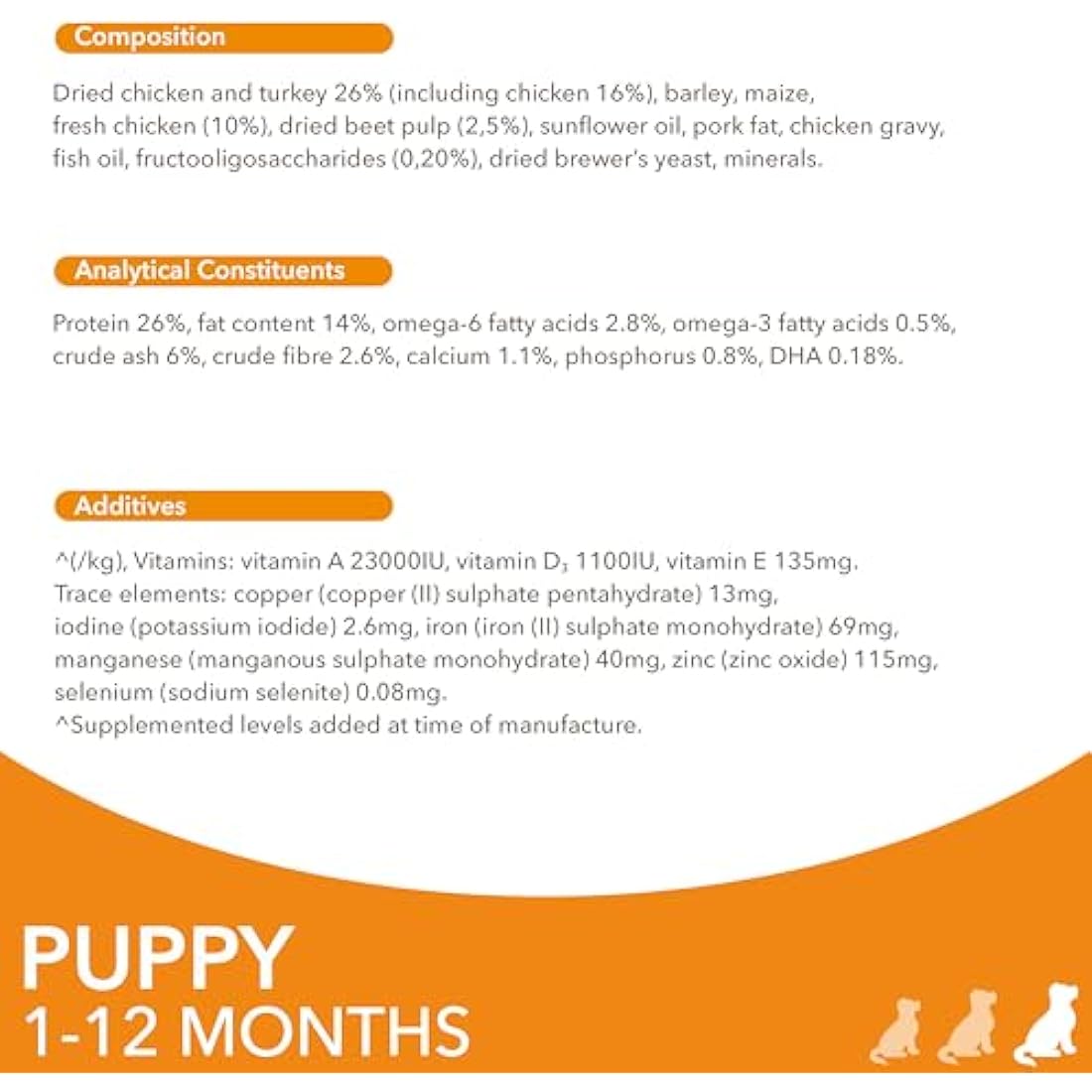 IAMS Large Breed Puppy Dry Dog Food - Chicken Recipe, 12kg Bag