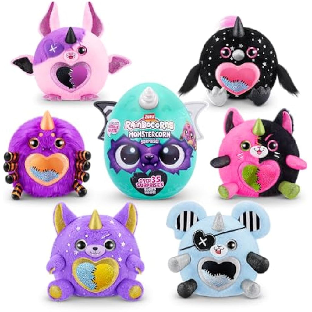 ZURU Rainbocorns Monstercorn Surprise Werewolf Glow in the Dark Plush