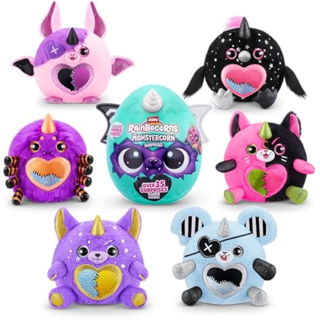 ZURU Rainbocorns Monstercorn Surprise Werewolf Glow in the Dark Plush
